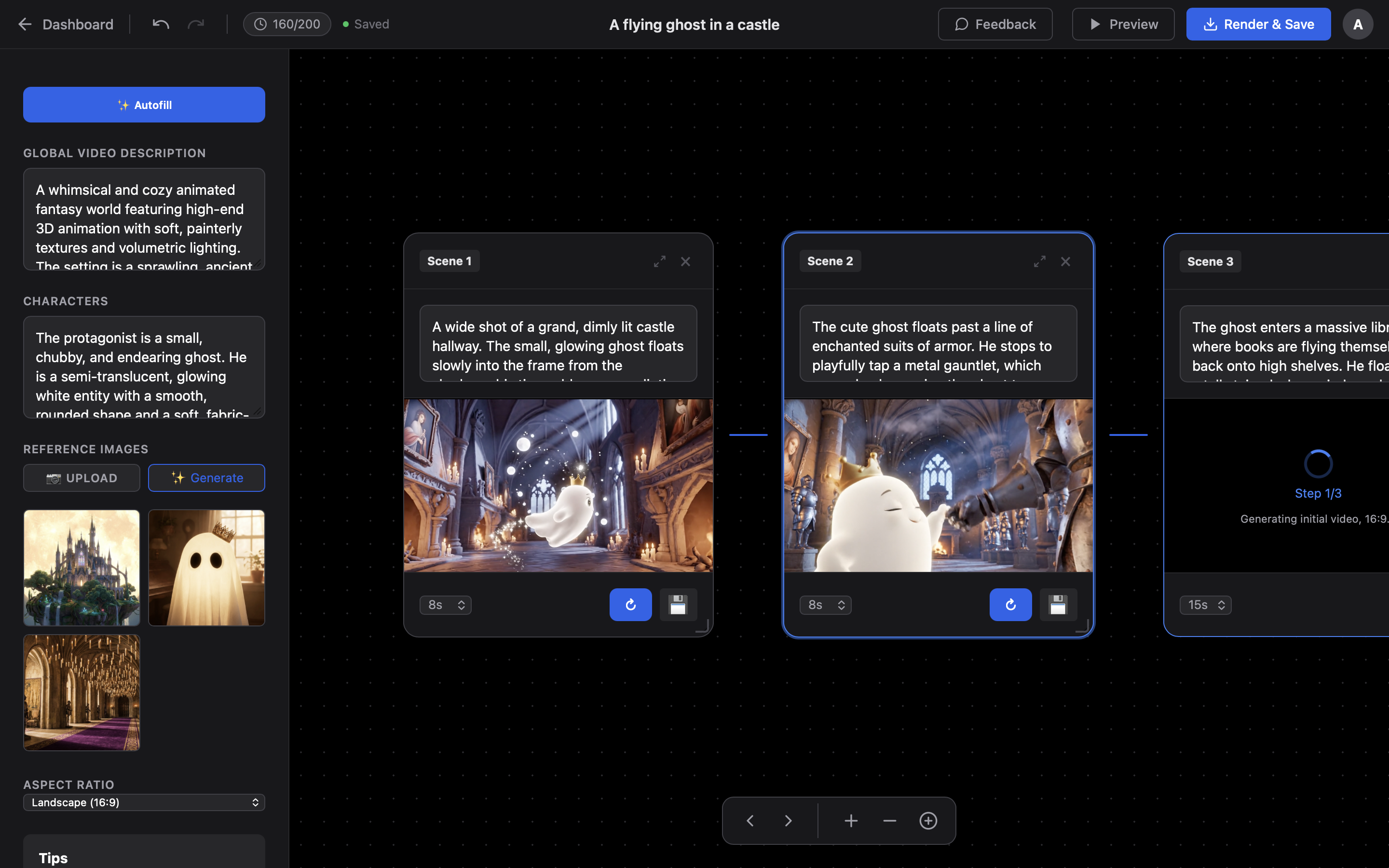Dal Nulla Editor - AI Creative Workflow
